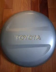 Toyota RAV4 Silver Spare Tire Cover, New, Never Used. Price: $135.00.