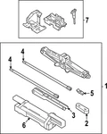Genuine Ford Jack Assembly NZ6Z17080A New. Price: $109.72.