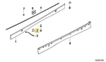 Jack Receptacle Sill Primed Cover Flap For Bmw E-32 E-34 E-36 E-38 E-39 E-53 New. Price: $19.95.