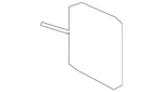Genuine Gm Front Bumper Fascia Tow Hook Access Hole Cover 12335932 New. Price: $34.50.