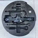 2015-2016 Hyundai Genesis Emergency Spare Jack Lift Wrench Tool Kit & Tray Oem Used. Price: $70.00.