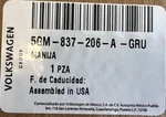 Volkswagen 5GM-837-206-A-GRU New. Price: $275.00.