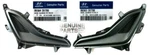 Elantra Sedan 14-16 Oem Fog Cover Blank Hole Cap Front Bumper Set Right + Left New. Price: $45.21.