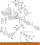 Chrysler Oem 04-08 Crossfire Rear Suspension Axle Differential-housing 5099238AA New. Price: $171.23.
