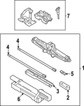Genuine Ford Jack Assembly Lifting NZ6Z17080B New. Price: $185.12.