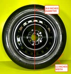 Compact Spare Tire 17" FITS:2017 2018 2019 2020 2021 2022 Kia Sportage Used. Price: $177.65.