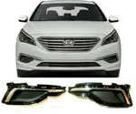 Fog Lamp Light Hole Blank Cover For Hyundai Sonata 15-17 Front Bumper Trim Bezel New. Price: $45.79.