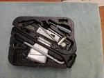 02 03-06 Mini Cooper Emergency Spare Wheel Chock Stop Lug Nut Jack Tools Foam Used. Price: $100.00.