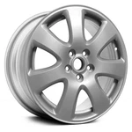 For Jaguar X-type 04-08 I-spoke Silver 17X7 Alloy Factory Wheel Remanufactured Used. Price: $284.01.