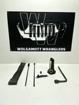 Factory Jack Set Lug Wrench Ext Bars Clip & Strap 97-06 Jeep Tj Wrangler Oem Cc Used. Price: $117.00.