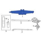 Jeep 68499594AC Floor Jack New. Price: $73.68.