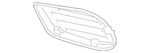 Genuine Mercedes-benz Cover Bumper Area 212-885-27-23 New. Price: $49.50.