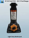 3C3A17080AA 97-03 F150 97-99 Ford F250 F350 00-11 Ranger Spare Tire Bottle Jack Used. Price: $53.10.