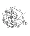 Genuine Mopar Spare Tire Cover Support 4580063AB New. Price: $41.87.