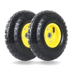 Ar-pro (2 Pack) 4.10/3.50-4 Tire Pneumatic (upgraded), Yellow Brand. Price: $36.85.
