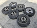 03-21 Chevrolet Gmc Express Van Used Set Of Dually Steel Wheels/tires 16X6-1/2. Price: $1272.69.