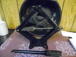 02 Lesabre Spare Wheel Jack W/ Tire Iron And Holder Used. Price: $58.66.