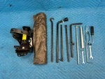 Oem Lexus LX470 Spare Wheel Jack W/ Carrier, Wrench & Tool Case Set 2000-2007 Used. Price: $265.00.