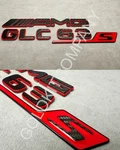 Tailgate Trunk Emblem Badge Carbon Fiber Metal Red Fits Mercedes Glc 63S New. Price: $280.00.