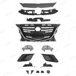 17PC For MAZDA3 2014-2016 Front Chrome Grille Fog Light Cover Bumper Bracket Kit New. Price: $119.54.