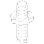 Genuine Volkswagen Spare Anchor 3G0-803-899-E New. Price: $35.86.