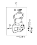 Genuine Mopar High Mounted Stop Lamp Wiring 68582664AA New. Price: $67.33.