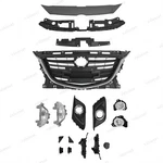 For Mazda 3 2014-2016 21PC Chrome Grille With Fog Lights & Daytime Running Bezel New. Price: $133.91.