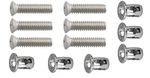 6 Mirror Screws & Jack Nuts! For Mopar Body Cuda D100 Challenger New. Price: $28.00.