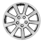 18X8.5 9 Spoke Alloy Wheel Painted Light Smoked Hypersilver 560-04628 Remanufactured. Price: $271.89.