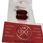 Oem Honda EM1 Civic Si Front License Plate Hole Cap Plugs 2 Milano Red R81 New. Price: $27.77.