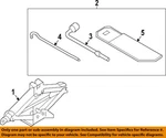 Hyundai Oem 22-25 Tucson Rear Body Floor Jack Components-tool Kit 09130CW000 New. Price: $17.58.