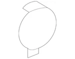 Genuine Lexus Bumper Cover 52162-11901 New. Price: $16.75.