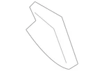 Genuine Mitsubishi Bumper Cover 6400B510XA New. Price: $23.06.