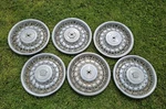 1978-1984 Cadillac Deville 15" Locking Wire Spoke Wheel Covers Hubcaps 1981. Price: $105.00.