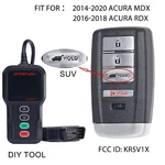 For Acura Mdx 2014 2015 2016 2017 2018 2019 2020 Smart Remote Key Fob KR5V1X New. Price: $94.05.