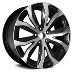 For Lexus NX200T 15-17 Alloy Factory Wheel V-spoke Machined & Gloss Black Used. Price: $316.38.