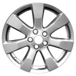 Refurbished 18X7 Painted Silver Wheel Fits 2010-2012 Mitsubishi Outlander Remanufactured. Price: $245.96.