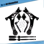 10 Front Lower Control Arm Ball Joint Tie Rod End Kit For 2003-08 Toyota Corolla New. Price: $73.29.