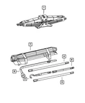 Genuine Mopar Jack Handle Extension 68310125AA New. Price: $12.79.
