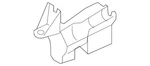 Genuine Ford Jack Carrier Bracket F4UZ-17A053-A New. Price: $8.84.