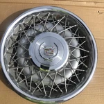 Oem 1975-1985 Cadillac Fleetwood Brougham 15" Wire Spoke Hubcap Wheel Cover #0B Used. Price: $45.75.