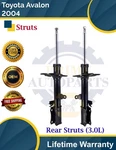 Premium Oe Rear Struts For 2004 Toyota Avalon 3.0L Lifetime Warranty New. Price: $160.91.
