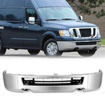 Chrome Steel Front Bumper Face Bar For 2012-2021 Nissan NV1500 NV2500 NV3500 New. Price: $280.00.