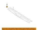 ( 1 ) Genuine Kia 0K53A68553CY Sill Trim Hole Cover Gray Fits 2002-2005 Sedona New. Price: $18.37.