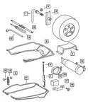 Genuine Mopar Jack 5129666AB New. Price: $78.20.