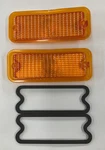 73 74 75 76 77 78 79 80 Gmc Chevrolet Truck Park Light Lens Amber Pr W/gasket New. Price: $26.95.