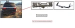 Rear Rebar Hitch Oem 21-25 Jeep Grandcher 68459557AC Used. Price: $100.00.