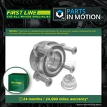 Wheel Bearing Kit Fits Vw Touareg 3.0 10 18 Firstline 7P0498287 Volkswagen New. Price: $54.04.