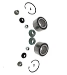 2 Optitec Left+right Axle Rear Wheel Bearing Kit Set For Volkswagen Vw Audi New. Price: $83.64.