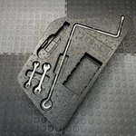 2007-2012 Lexus ES350 Emergency Spare Tire Jack Tool Kit Box Oem Used. Price: $105.00.